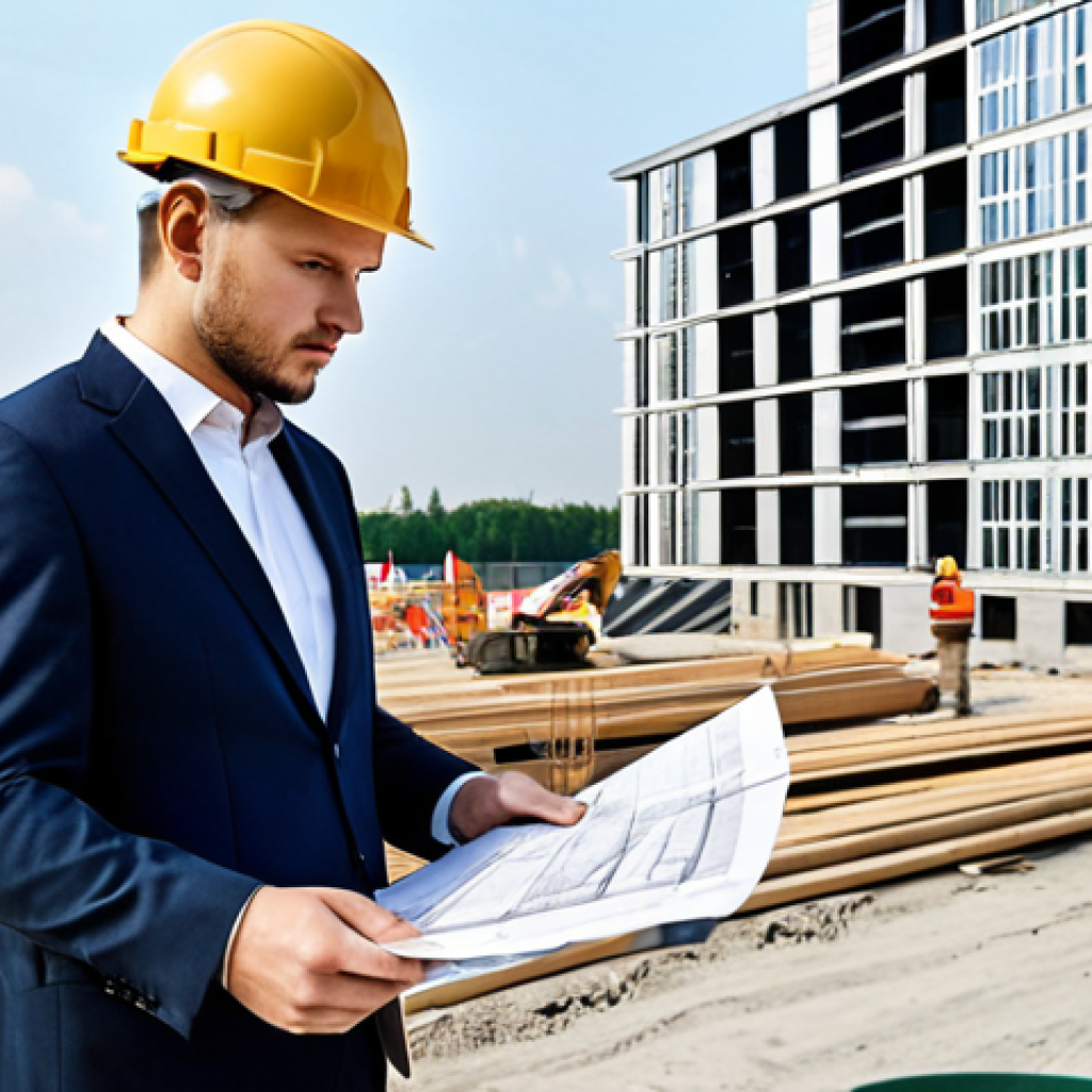 고위험 팩터 투자에서의 의사결정 - **
"A professional architect, fully clothed in stylish business attire, reviewing blueprints on a c...