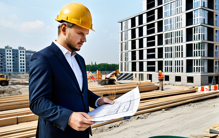 고위험 팩터 투자에서의 의사결정 - **

"A professional architect, fully clothed in stylish business attire, reviewing blueprints on a c...