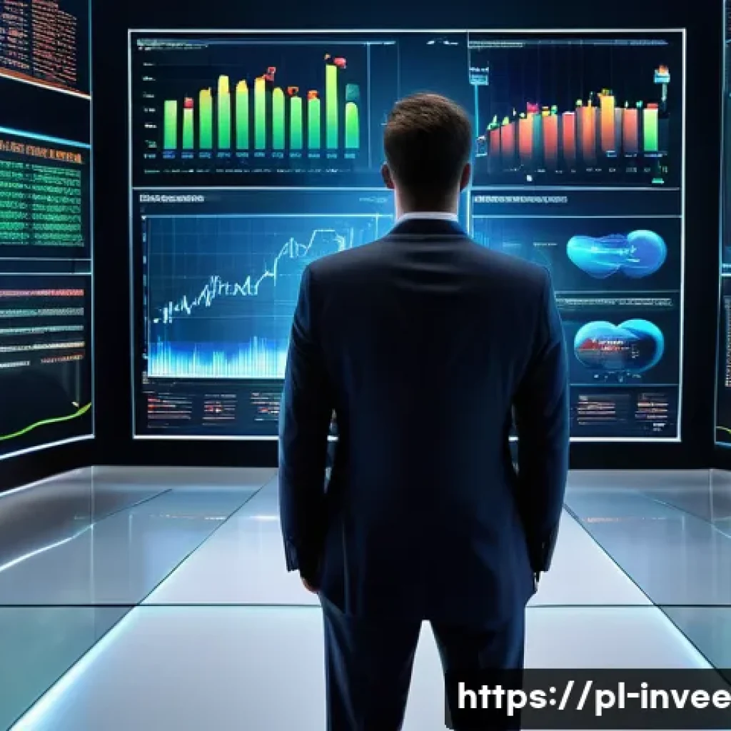 팩터 투자와 기업 규모의 관계 - **Prompt:** A detailed, futuristic image of an investor, professionally dressed in a crisp business ...